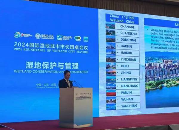 “梁平经验”亮相2024国际湿地城市市长圆桌会议(图1)
