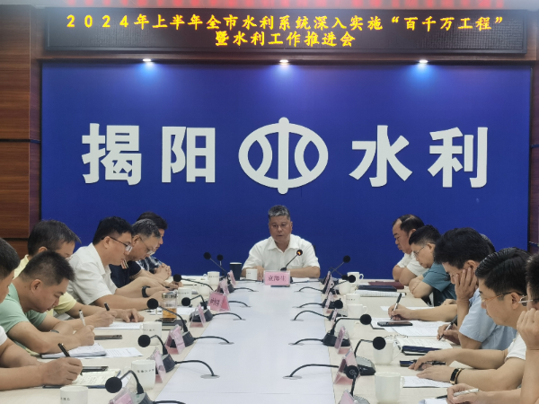 市水利局召开2024年上半年全市水利系统深入实施“百千万工程”暨工作推进会(图1)