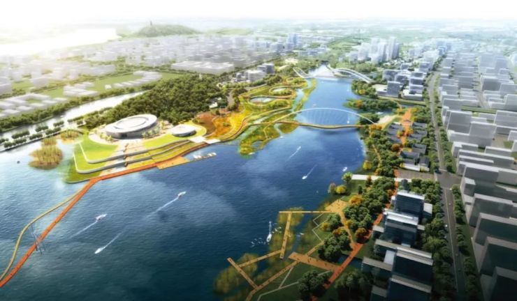 西安护城河水系70余年后首次全线贯通