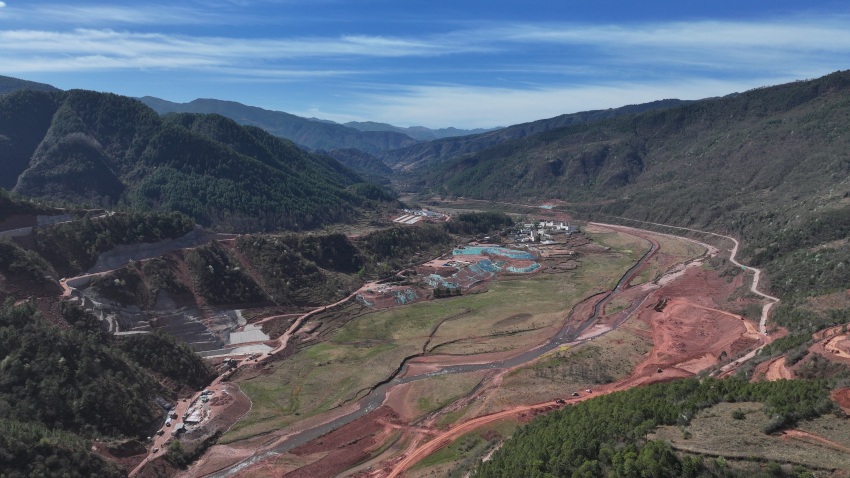凉山喜德：米市水库建设加快 建成后总库容达163亿立方米(图1)