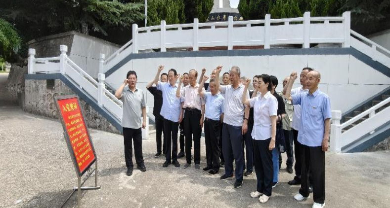 麟游县两协会党支部赴冯家山水库教育基地开展主题党日活动(图4)